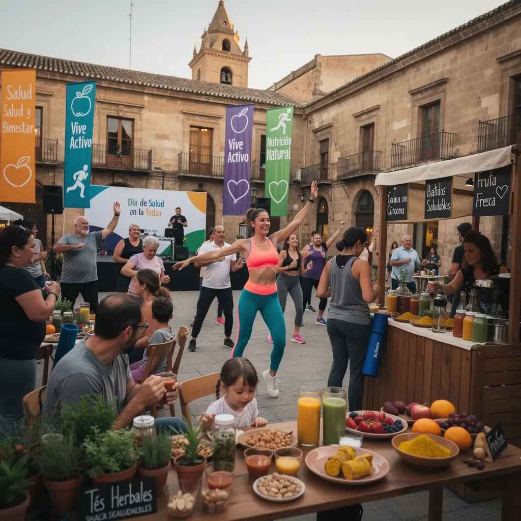 Atleta disfrutando de un batido de proteínas de pescado con nueces y semillas en un ambiente al aire libre.